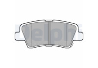 Brake Pad Set, disc brake LP3309 Delphi