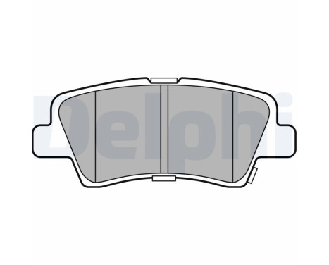 Brake Pad Set, disc brake LP3309 Delphi