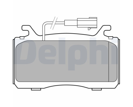 Brake Pad Set, disc brake LP3310 Delphi