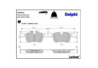 Brake Pad Set, disc brake LP3312 Delphi