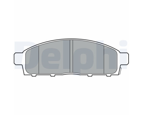 Brake Pad Set, disc brake LP3313 Delphi