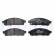 Brake Pad Set, disc brake LP3313 Delphi, Thumbnail 3