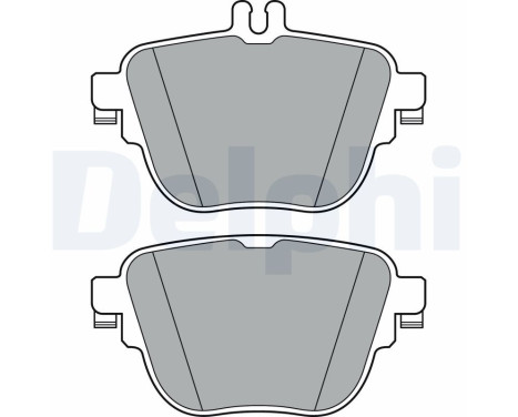 Brake Pad Set, disc brake LP3359 Delphi