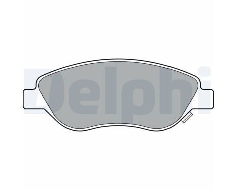 Brake Pad Set, disc brake LP3360 Delphi