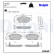 Brake Pad Set, disc brake LP3360 Delphi