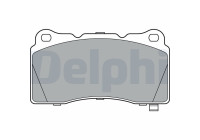 Brake pad set, disc brake LP3362 Delphi