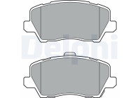 Brake Pad Set, disc brake LP3363 Delphi