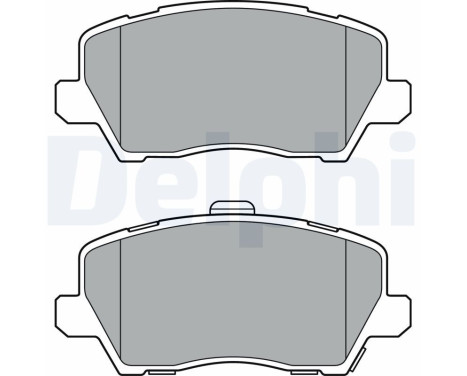 Brake Pad Set, disc brake LP3363 Delphi