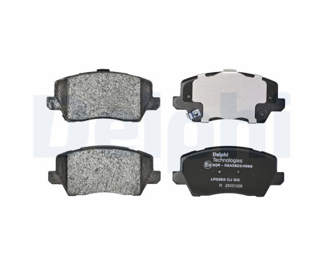 Brake Pad Set, disc brake LP3363 Delphi, Image 3