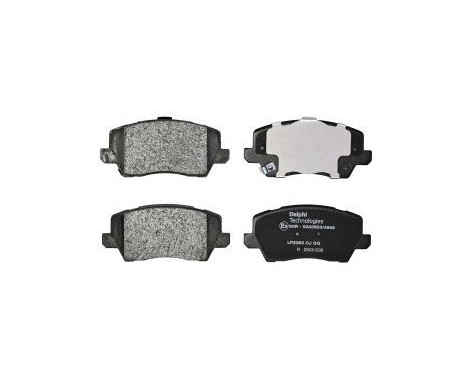 Brake Pad Set, disc brake LP3363 Delphi, Image 2