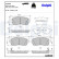 Brake Pad Set, disc brake LP3364 Delphi