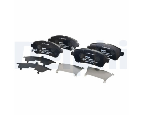 Brake Pad Set, disc brake LP3364 Delphi, Image 2