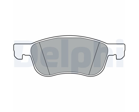 Brake Pad Set, disc brake LP3365 Delphi