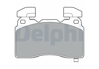 Brake Pad Set, disc brake LP3366 Delphi