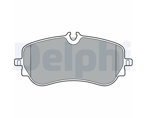 Brake Pad Set, disc brake LP3367 Delphi