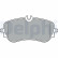 Brake Pad Set, disc brake LP3367 Delphi