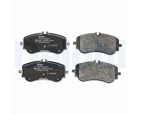 Brake Pad Set, disc brake LP3367 Delphi, Image 2