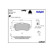 Brake Pad Set, disc brake LP3367 Delphi, Thumbnail 3