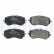 Brake Pad Set, disc brake LP3367 Delphi