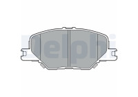 Brake Pad Set, disc brake LP3370 Delphi