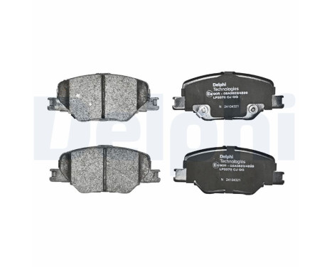 Brake Pad Set, disc brake LP3370 Delphi, Image 3