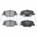 Brake Pad Set, disc brake LP3370 Delphi, Thumbnail 2