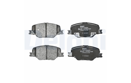 Brake Pad Set, disc brake LP3370 Delphi, Image 2