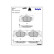 Brake Pad Set, disc brake LP3371 Delphi, Thumbnail 3
