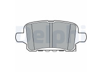 Brake Pad Set, disc brake LP3372 Delphi