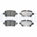Brake Pad Set, disc brake LP3372 Delphi, Thumbnail 3