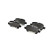 Brake Pad Set, disc brake LP3372 Delphi