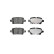 Brake Pad Set, disc brake LP3372 Delphi, Thumbnail 2