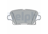 Brake Pad Set, disc brake LP3373 Delphi