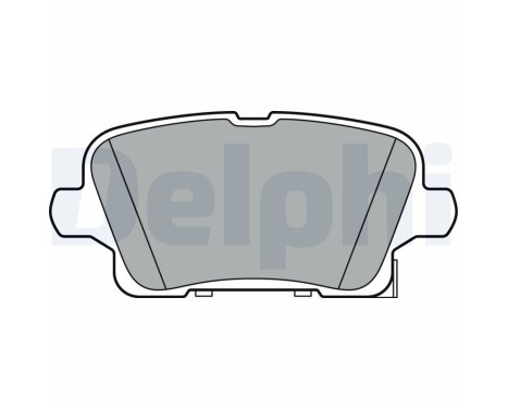 Brake Pad Set, disc brake LP3373 Delphi