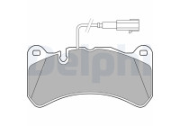 Brake Pad Set, disc brake LP3374 Delphi