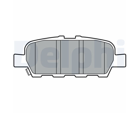 Brake Pad Set, disc brake LP3375 Delphi