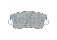 Brake Pad Set, disc brake LP3376 Delphi