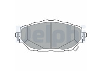 Brake Pad Set, disc brake LP3378 Delphi