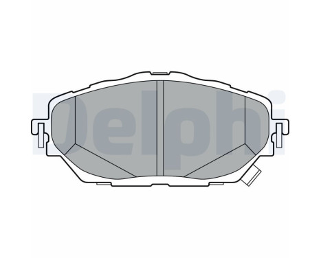 Brake Pad Set, disc brake LP3378 Delphi