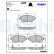 Brake Pad Set, disc brake LP3378 Delphi