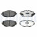 Brake Pad Set, disc brake LP3378 Delphi, Thumbnail 3