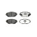 Brake Pad Set, disc brake LP3378 Delphi, Thumbnail 2