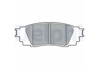 Brake Pad Set, disc brake LP3379 Delphi