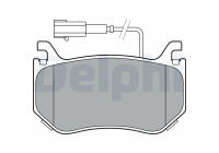 Brake Pad Set, disc brake LP3381 Delphi