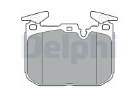 Brake Pad Set, disc brake LP3383 Delphi