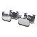 Brake Pad Set, disc brake LP3383 Delphi, Thumbnail 2