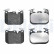 Brake Pad Set, disc brake LP3383 Delphi, Thumbnail 3