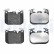 Brake Pad Set, disc brake LP3383 Delphi, Thumbnail 2