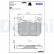Brake Pad Set, disc brake LP3383 Delphi, Thumbnail 3