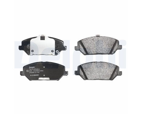 Brake Pad Set, disc brake LP3385 Delphi, Image 2